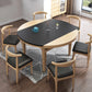 Contemporary Kitchen Dinner Table Solid Wood 4 Legs Dining Table