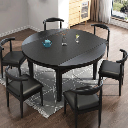 Contemporary Kitchen Dinner Table Solid Wood 4 Legs Dining Table