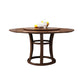 Rubberwood Solid Wood Dining Table Set 5/7 Pieces Dining Set for Kitchen Clearhalo 'Dining Room Sets' 'Dining Tables & Seating' 'dining_room_set' 'furn' 'furn_dining_room_set' 'Furniture' 'Kitchen & Dining Furniture' 7352048