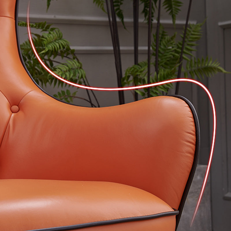 Tufted Cushions Side Chair Arms Included Lounge Chair for Living Room Clearhalo 'Accent Chairs' 'accent_chairs' 'Chairs & Seating' 'furn' 'furn_accent_chairs' 'Furniture' 'Living Room Furniture' 7352414