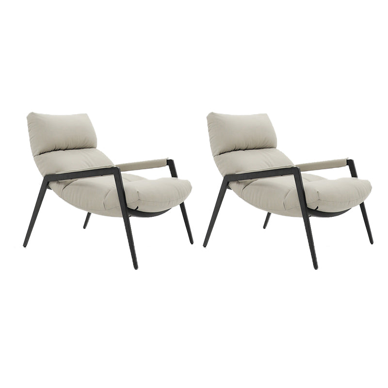Reclining Side Chair Arms Included Lounge Chair for Living Room Off-White Nappa 2 Piece Set Clearhalo 'Accent Chairs' 'accent_chairs' 'Chairs & Seating' 'furn' 'furn_accent_chairs' 'Furniture' 'Living Room Furniture' 7352418