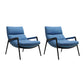 Reclining Side Chair Arms Included Lounge Chair for Living Room Blue Nappa 2 Piece Set Clearhalo 'Accent Chairs' 'accent_chairs' 'Chairs & Seating' 'furn' 'furn_accent_chairs' 'Furniture' 'Living Room Furniture' 7352430