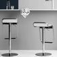 Faux Leather Indoor Counter Chair Contemporary Metal Legs Bar Stools Clearhalo 'Bar Furniture' 'Bar Stools' 'bar_stools' 'furn' 'furn_bar_stools' 'Furniture' 'Kitchen & Dining Furniture' 7352869