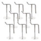 Faux Leather Indoor Counter Chair Contemporary Metal Legs Bar Stools White 8 Piece Set Clearhalo 'Bar Furniture' 'Bar Stools' 'bar_stools' 'furn' 'furn_bar_stools' 'Furniture' 'Kitchen & Dining Furniture' 7352888