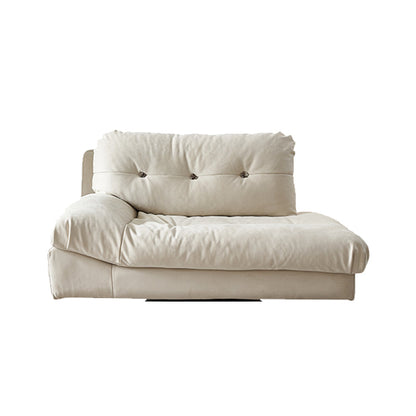 Modern Chaise Square Arms Chaise Lounge Couch for Living Room White Clearhalo 'Chairs & Seating' 'Chaise Lounge' 'chaise_lounge' 'furn' 'furn_chaise_lounge' 'Furniture' 'Living Room Furniture' 7353359