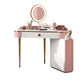 Modern 29.5" Height Slate Top Table Makeup Vanity with Drawers