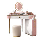 Modern 29.5" Height Slate Top Table Makeup Vanity with Drawers