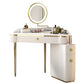 Modern 29.5" Height Slate Top Table Makeup Vanity with Drawers