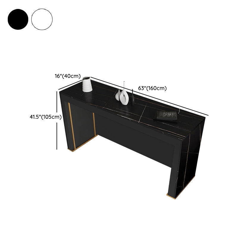 Set tavolo da bar moderno con piano in pietra Tavolo da bar rettangolare da 1/3 pezzi con sgabelli imbottiti