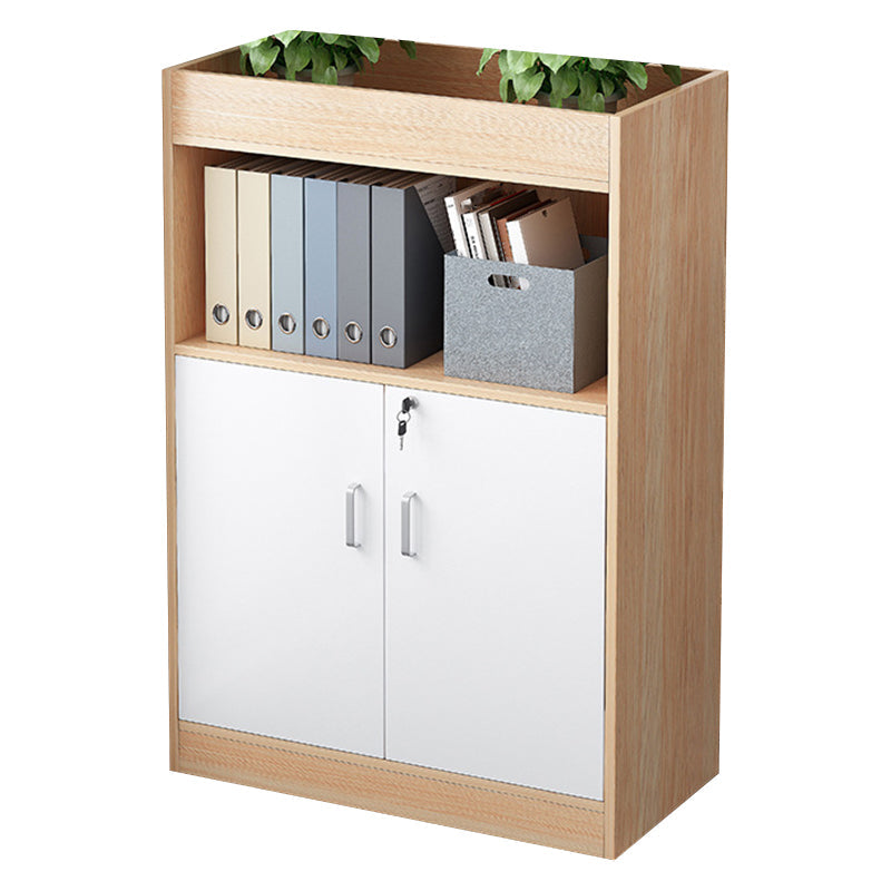 Wood Vertical File Cabinet Modern Storage Shelves File Cabinet with Lock Clearhalo 'Filing Cabinets' 'filling_cabinets' 'furn' 'furn_filling_cabinets' 'Furniture' 'Office Furniture' 7354261
