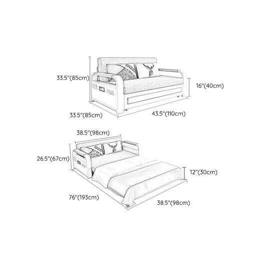 Glam imbottito futon e materasso cuscino posteriori del divano per dormiente futon