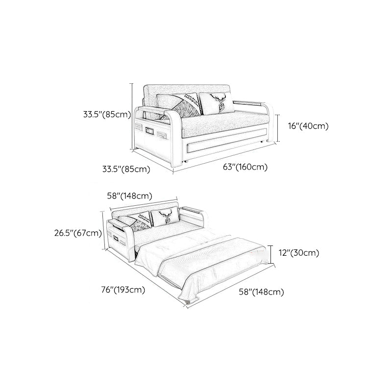 Glam imbottito futon e materasso cuscino posteriori del divano per dormiente futon