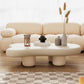 Contemporary Geometric Coffee Table 4 Legs Coffee Cocktail Table Clearhalo 'Coffee & Accent Tables' 'Coffee Tables' 'coffee_tables' 'furn' 'furn_coffee_tables' 'Furniture' 'Living Room Furniture' 7354665