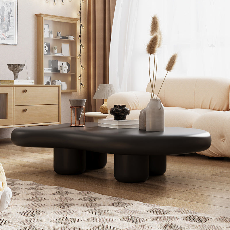 Contemporary Geometric Coffee Table 4 Legs Coffee Cocktail Table Clearhalo 'Coffee & Accent Tables' 'Coffee Tables' 'coffee_tables' 'furn' 'furn_coffee_tables' 'Furniture' 'Living Room Furniture' 7354667