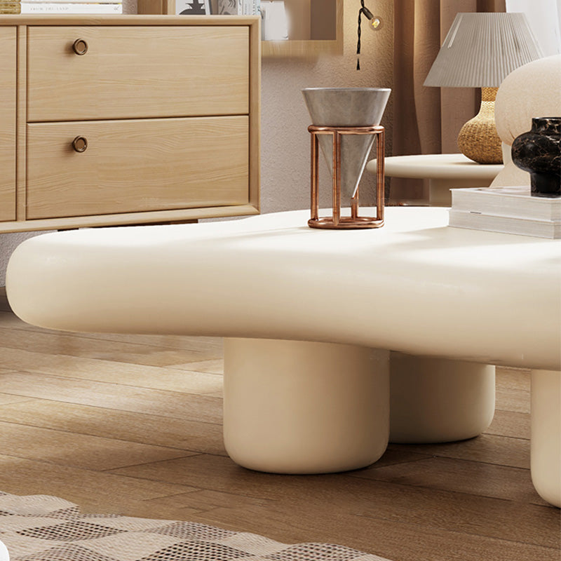 Contemporary Geometric Coffee Table 4 Legs Coffee Cocktail Table Clearhalo 'Coffee & Accent Tables' 'Coffee Tables' 'coffee_tables' 'furn' 'furn_coffee_tables' 'Furniture' 'Living Room Furniture' 7354669