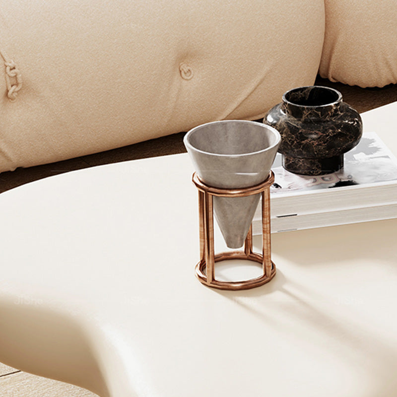 Contemporary Geometric Coffee Table 4 Legs Coffee Cocktail Table Clearhalo 'Coffee & Accent Tables' 'Coffee Tables' 'coffee_tables' 'furn' 'furn_coffee_tables' 'Furniture' 'Living Room Furniture' 7354670