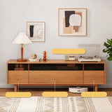 Scandinavian Media Console Wooden TV Console for Living Room Clearhalo 'furn' 'furn_tv_stands_entertainment_centers' 'Furniture' 'Living Room Furniture' 'TV Stands & Entertainment Centers' 'TV Stands & Media Storage Furniture' 'tv_stands_entertainment_centers' 7355256
