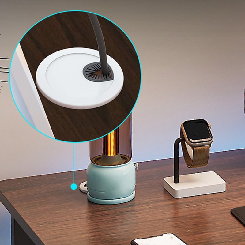 Scrivania per ufficio in legno in stile moderno a forma rettangolare scrivania con 2 gambe per casa