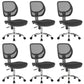 Modern No Arm Desk Chair Wheels Included Conference Chair for Office