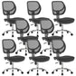 Modern No Arm Desk Chair Wheels Included Conference Chair for Office