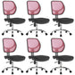 Modern No Arm Desk Chair Wheels Included Conference Chair for Office