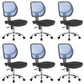 Modern No Arm Desk Chair Wheels Included Conference Chair for Office