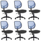 Modern No Arm Desk Chair Wheels Included Conference Chair for Office