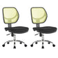 Modern No Arm Desk Chair Wheels Included Conference Chair for Office