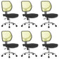 Modern No Arm Desk Chair Wheels Included Conference Chair for Office