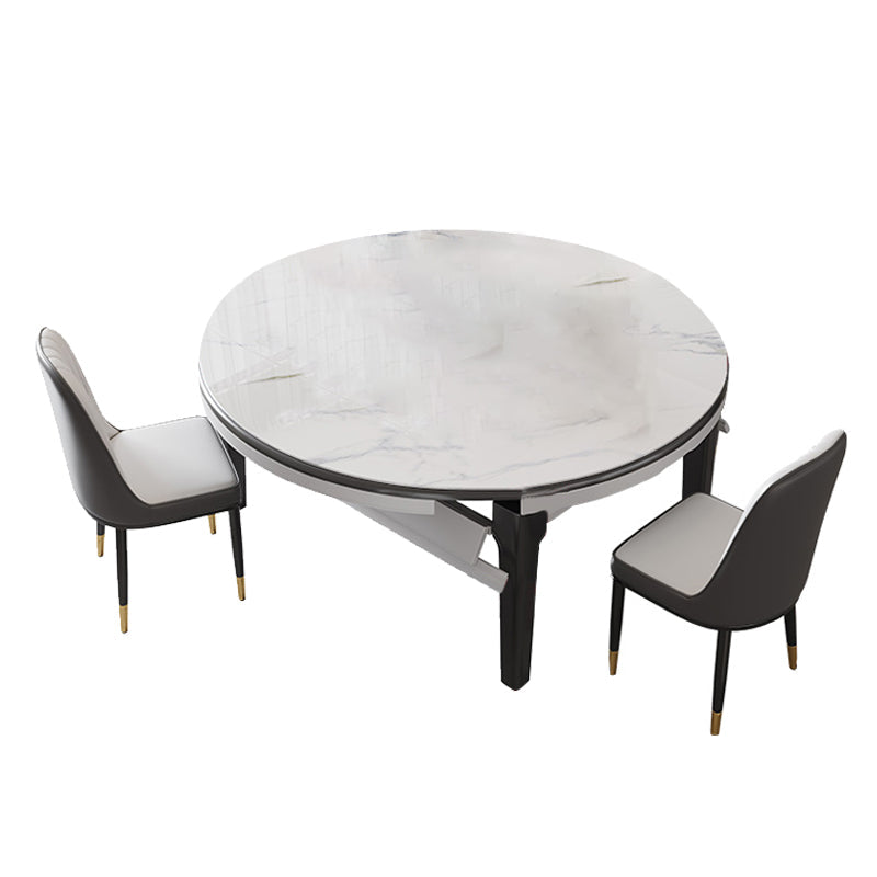 4 Legs Dining Room Table Extendable Dining Table for Kitchen