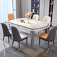 4 Legs Dining Room Table Extendable Dining Table for Kitchen