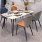 4 Legs Contemporary Dining Room Table Rectangle Dining Side Table