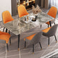 Rectangle 4 Legs Dining Room Table Contemporary Dinette Table Clearhalo 'Dining Tables & Seating' 'Dining Tables' 'dining_table' 'furn' 'furn_dining_table' 'Furniture' 'Kitchen & Dining Furniture' 7356654