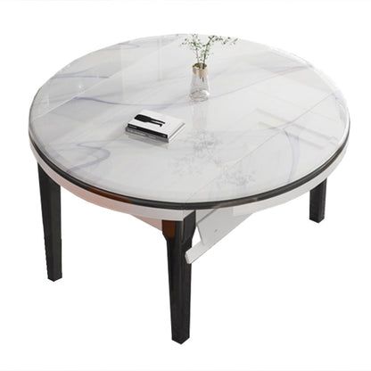 Glanzende witte eettafel Set 1/7 stuks dinette ingesteld met stoelen