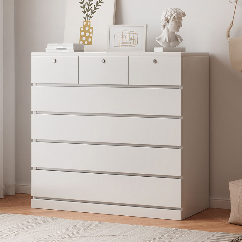 Comportadora de almacenamiento de madera de lencería horizontal de lencería contemporánea para el hogar