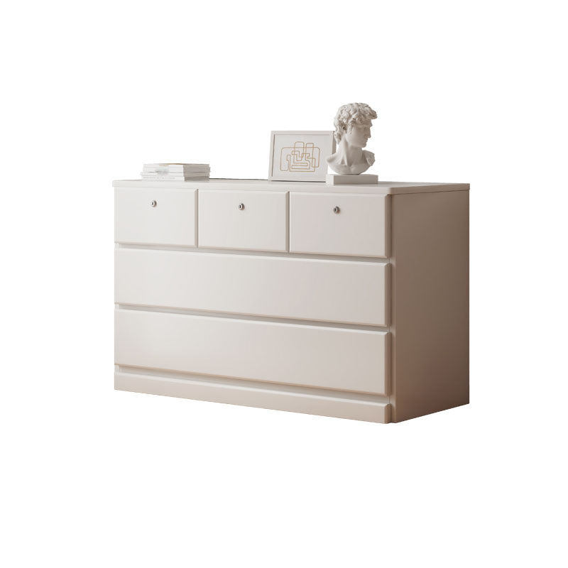 Comportadora de almacenamiento de madera de lencería horizontal de lencería contemporánea para el hogar