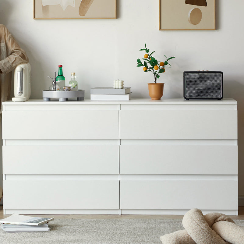 Madera de ingeniería contemporánea almacenamiento vertical para el cofre de dormitorio con cajones