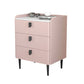 Contemporary Bed Nightstand Stone Bedside Cabinet with 3 Drawers Clearhalo 'Bedroom Furniture' 'furn' 'furn_night_stand' 'Furniture' 'night_stand' 'Nightstands' 7357052
