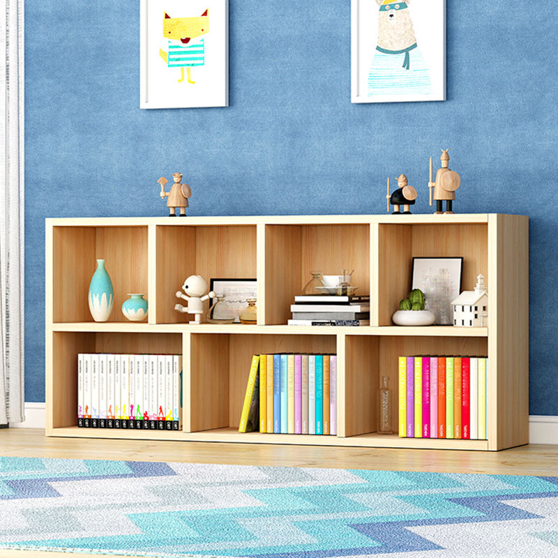 Closed Back Standard Bookshelf Wooden Contemporary Bookcase with Shelves Clearhalo 'Bookcases' 'furn' 'furn_bookcases' 'Furniture' 'Office Furniture' 7357088