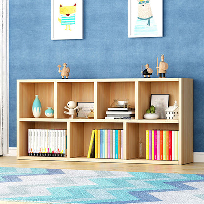 Closed Back Standard Bookshelf Wooden Contemporary Bookcase with Shelves Clearhalo 'Bookcases' 'furn' 'furn_bookcases' 'Furniture' 'Office Furniture' 7357088