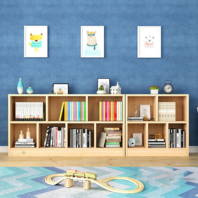Closed Back Standard Bookshelf Wooden Contemporary Bookcase with Shelves Clearhalo 'Bookcases' 'furn' 'furn_bookcases' 'Furniture' 'Office Furniture' 7357090
