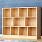 Closed Back Standard Bookshelf Wooden Contemporary Bookcase with Shelves Clearhalo 'Bookcases' 'furn' 'furn_bookcases' 'Furniture' 'Office Furniture' 7357091