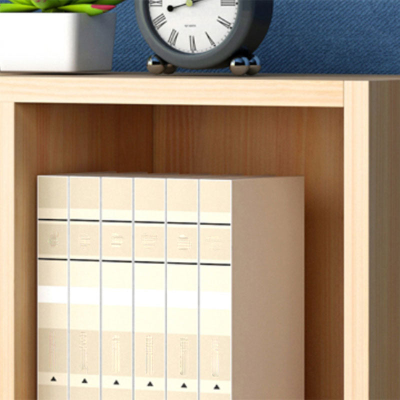 Closed Back Standard Bookshelf Wooden Contemporary Bookcase with Shelves Clearhalo 'Bookcases' 'furn' 'furn_bookcases' 'Furniture' 'Office Furniture' 7357095