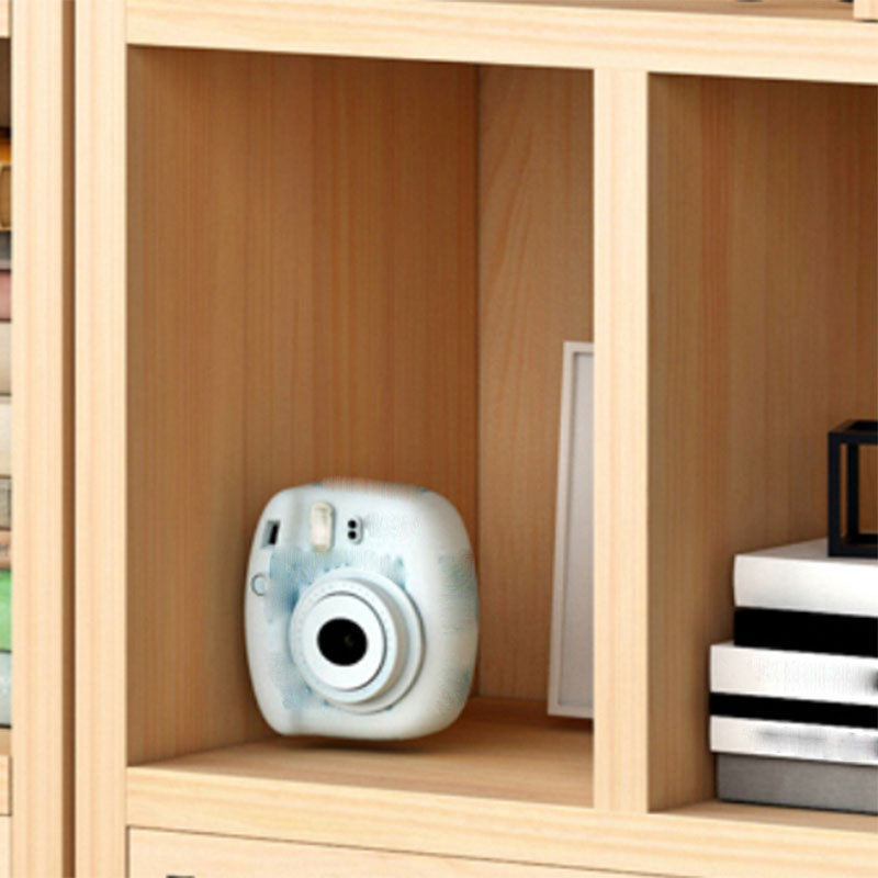 Closed Back Standard Bookshelf Wooden Contemporary Bookcase with Shelves Clearhalo 'Bookcases' 'furn' 'furn_bookcases' 'Furniture' 'Office Furniture' 7357096