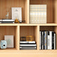 Closed Back Standard Bookshelf Wooden Contemporary Bookcase with Shelves Clearhalo 'Bookcases' 'furn' 'furn_bookcases' 'Furniture' 'Office Furniture' 7357098
