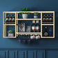Modern Simple Wine Rack Iron Shelf Wall Mounted Wine Rack for Kitchen
