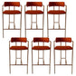 Glam Gold Legs Bar Stools Living Room Upholstered Bar Stool with Footrest
