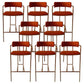 Glam Gold Legs Bar Stools Living Room Upholstered Bar Stool with Footrest