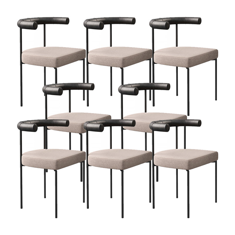 屋内のためのモダンなスタイルの布張りのカウンタースツールローバックバースツール