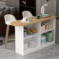 Contemporary Indoor Bar Dining Table Rectangle Wooden Bar Stool Table Clearhalo 'Bar Furniture' 'Bar Tables' 'bar_tables' 'furn' 'furn_bar_tables' 'Furniture' 'Kitchen & Dining Furniture' 7357838